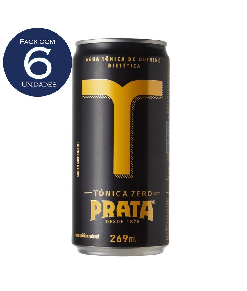 TONICA ZERO PRATA LATA 269mL